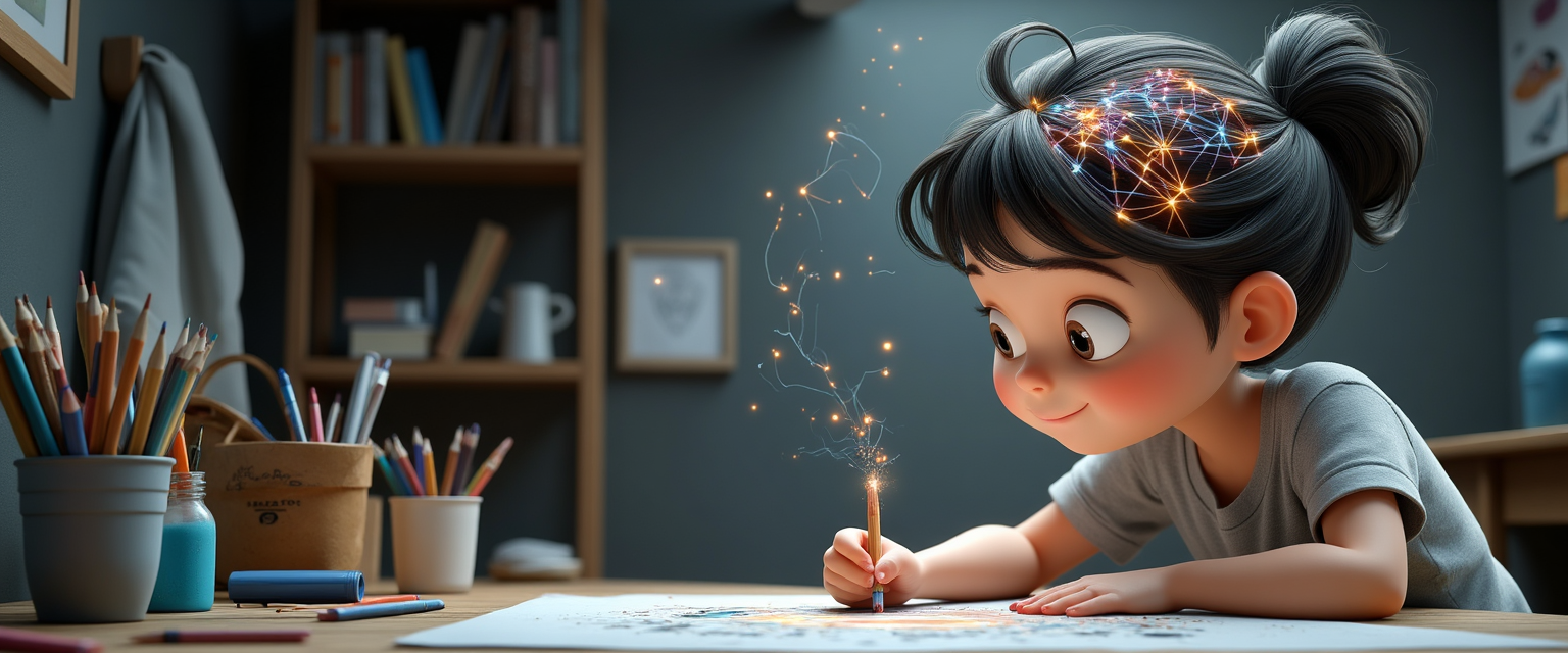 From Scribbles to Stories: How Doodling and Coloring Spark Early Writing Skills