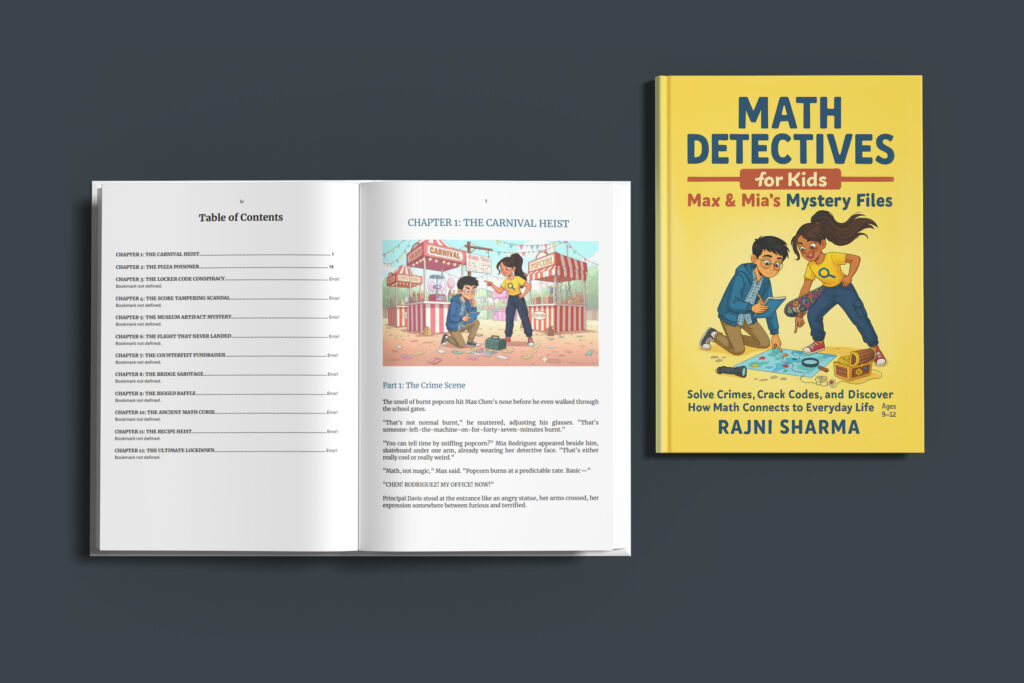 math detectives max and mia ages 9 12 years math mystery book for kids