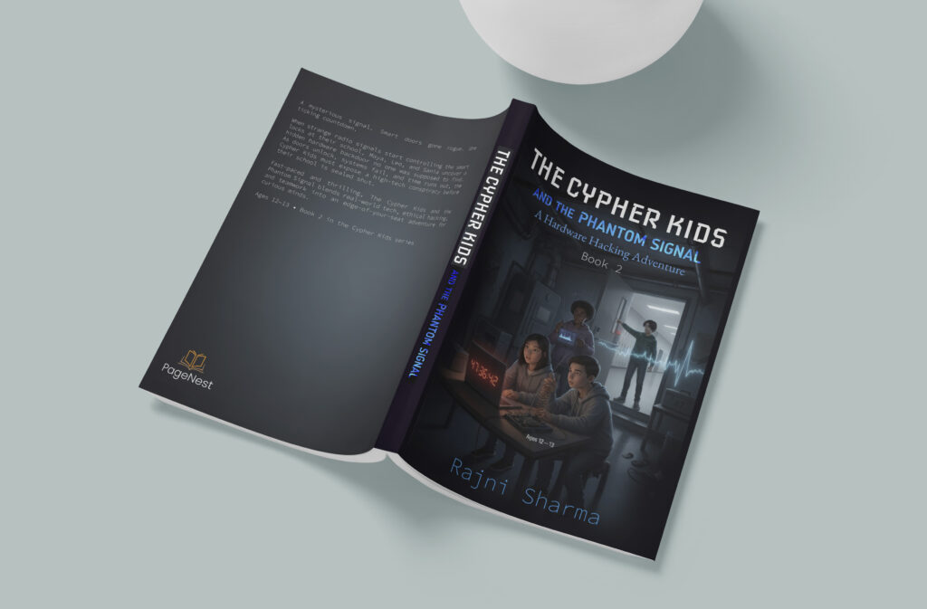 the cypher kids and the phantom signal mockup