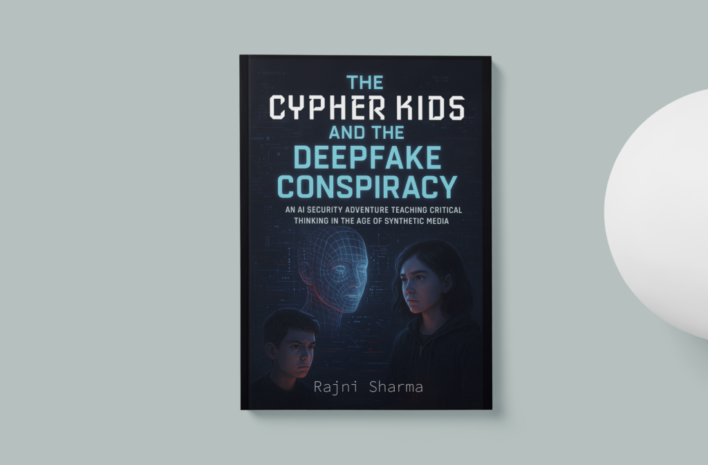 the cypher kids and deepfake conspiracy mockup