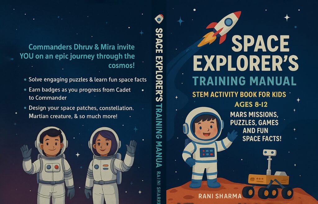 page1_1 STEM Activity Book for Kids Ages 6–10 | Missions, Puzzles, Games & Fun Space Facts