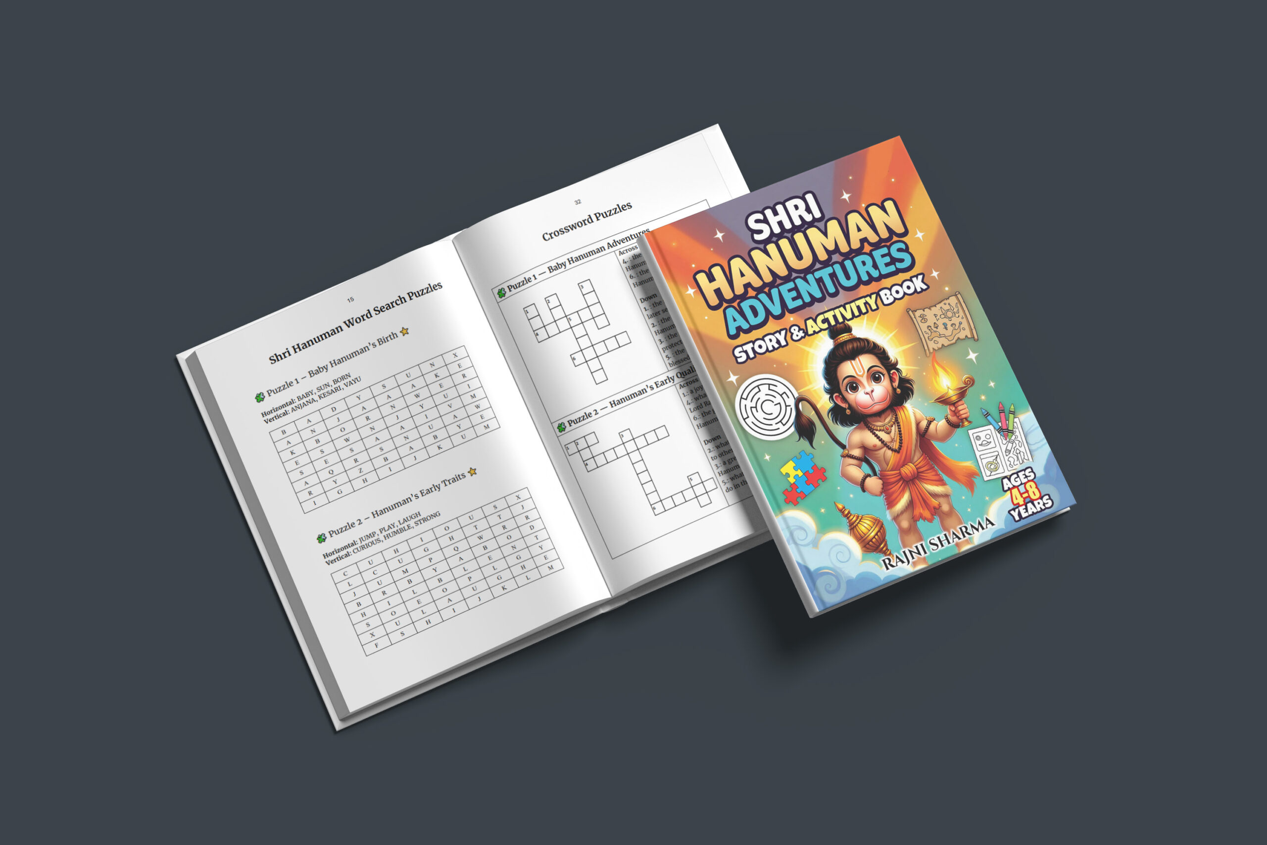 Shri Hanuman Adventures – Story & Activity Book for Kids (Ages 4–8) - Image 5