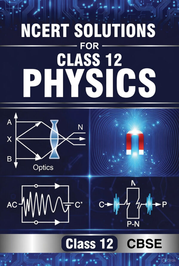 NCERT Solutions Class 12 Physics Complete Bundle (Part 1 + Part 2) | CBSE PDF