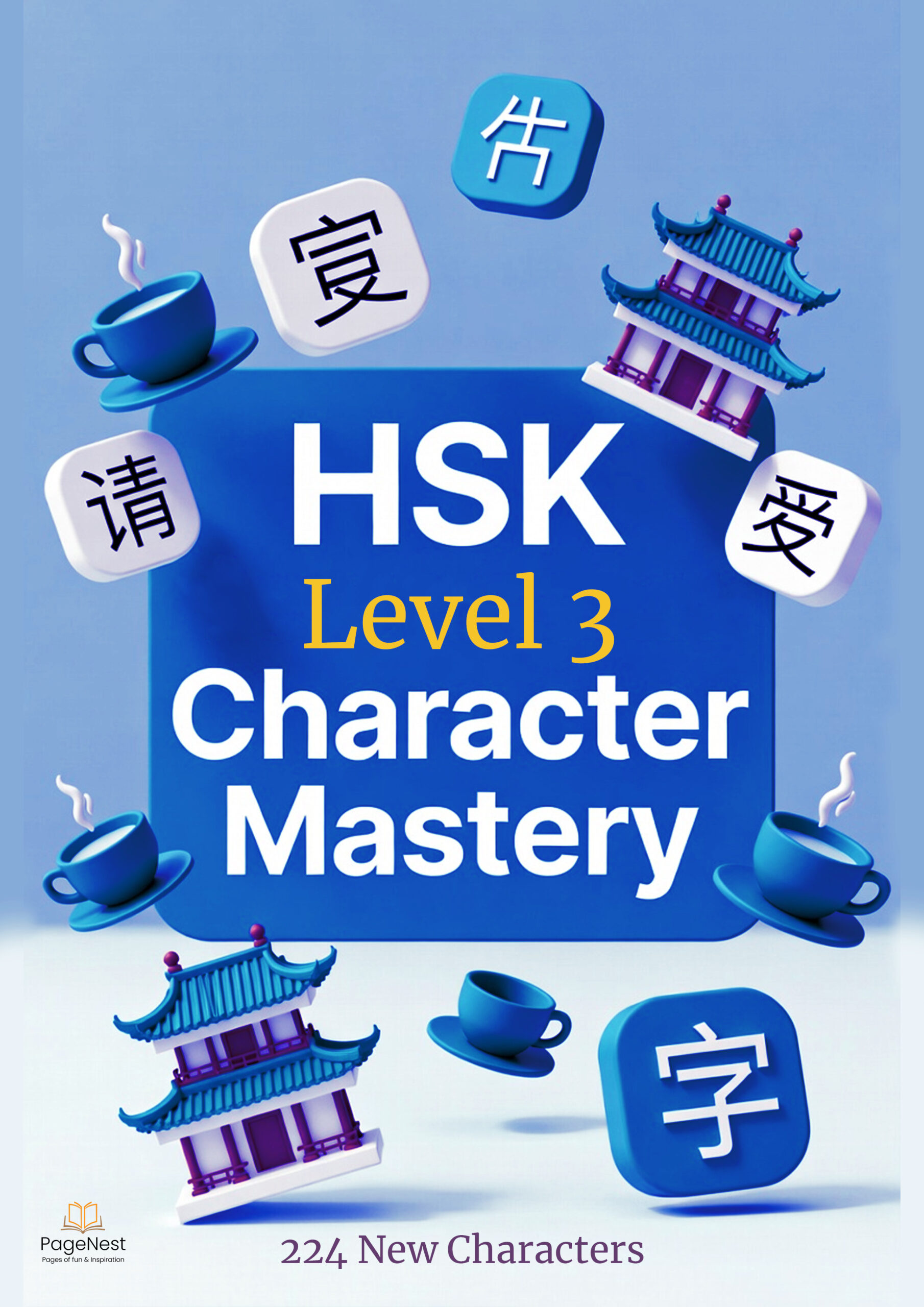 HSK 1–6 Complete Chinese Writing Practice Bundle (Printable Workbooks PDF) - Image 5