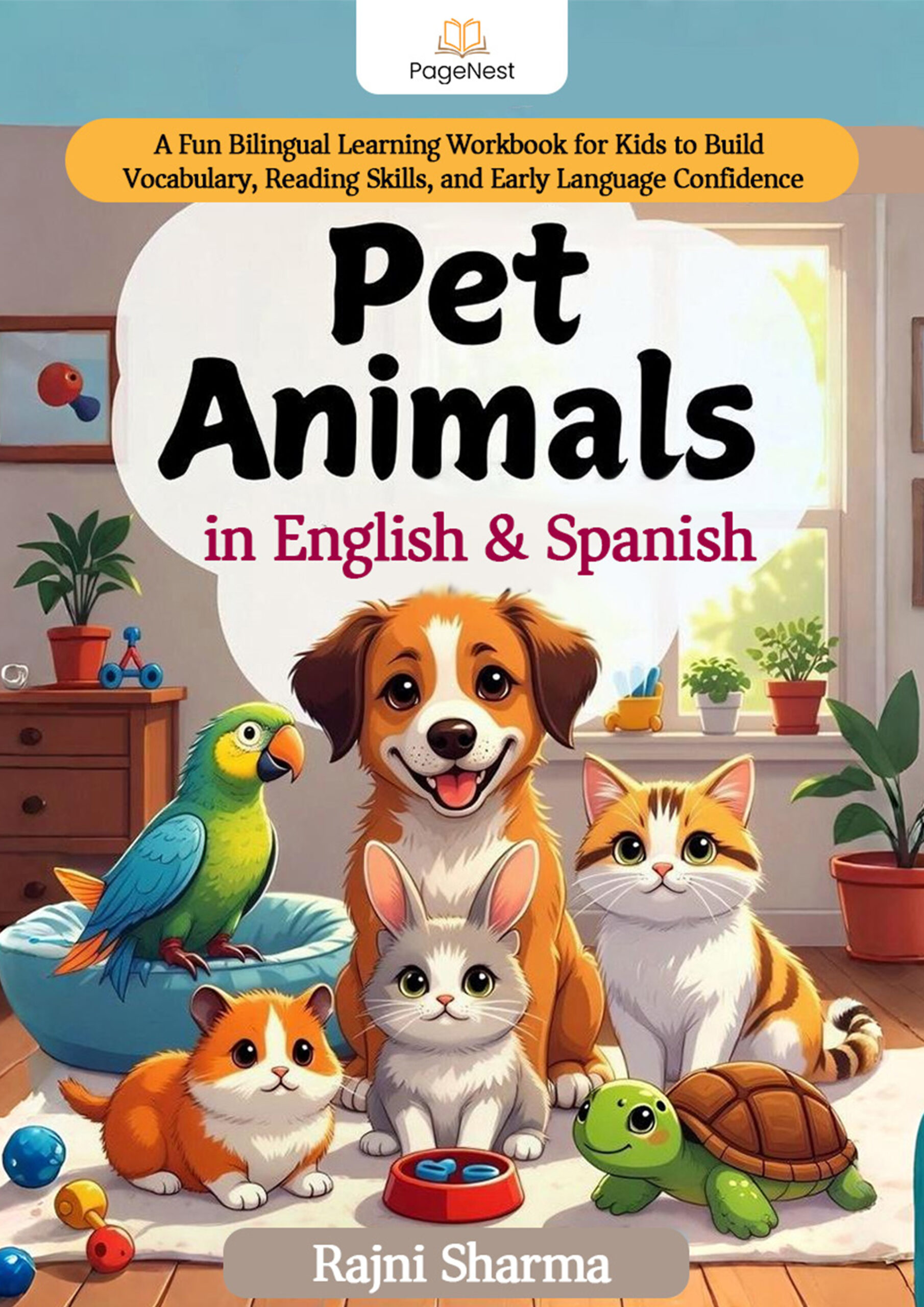 Free Pet Animals Matching Worksheets (English–Spanish Printable)